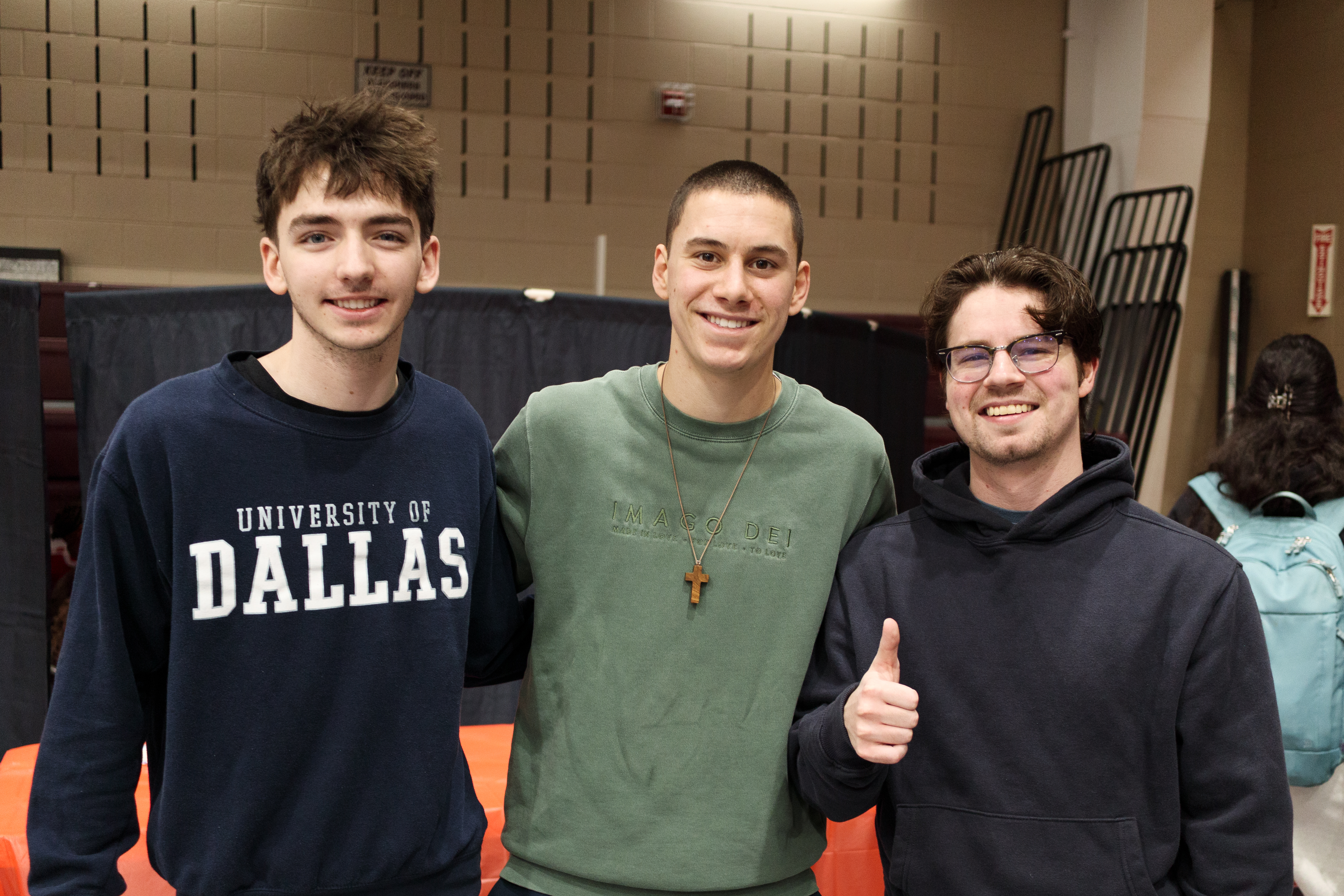 Students and staff at the Wellness Fair
